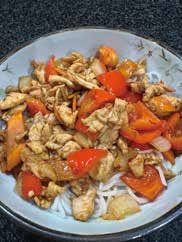 142. Dan Dan spaghetti di riso con pollo e piccante 🌶️
