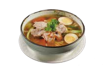 203. Ramen con carne di vitello in brodo