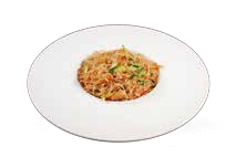 124a. Spaghetti di riso con verdure