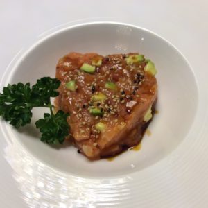 067. Tartina salmone e avocado – no riso 🌶️