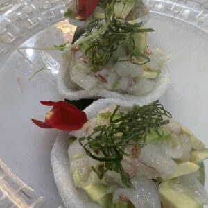 222- Tris di tartare – gamberoni